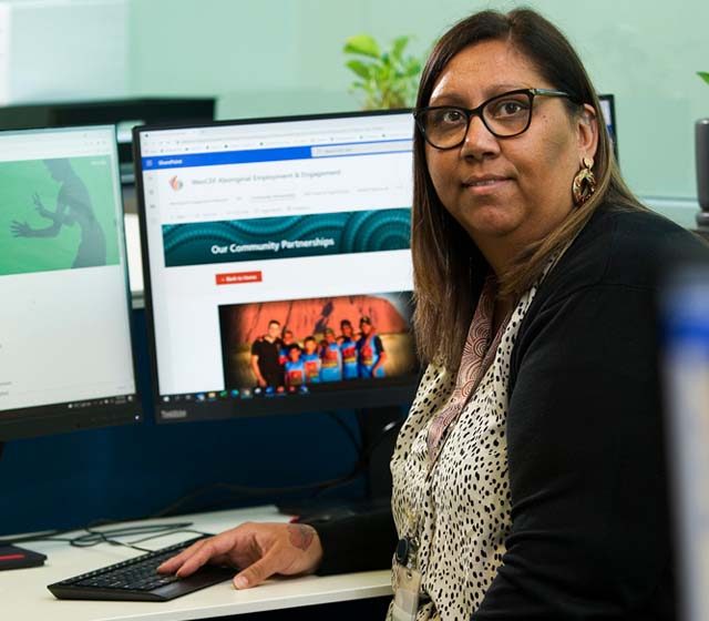 Women sitting at computer